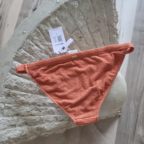 Nwt Roxy | sun memory full coverage bikini bottom crinkle texture - Picture 8 of 9